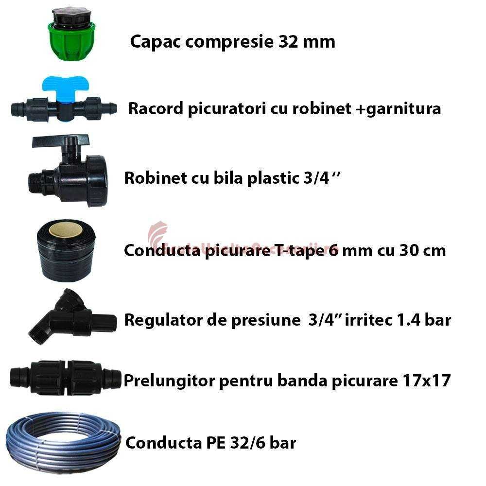 Banda picurare/Tub picurare 10 cm-15 cm-20cm-30 cm-40 cm-50 cm-1 metru