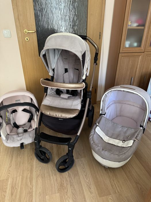 Количка Peg Perego book 51 Mon Amour и столче за кола