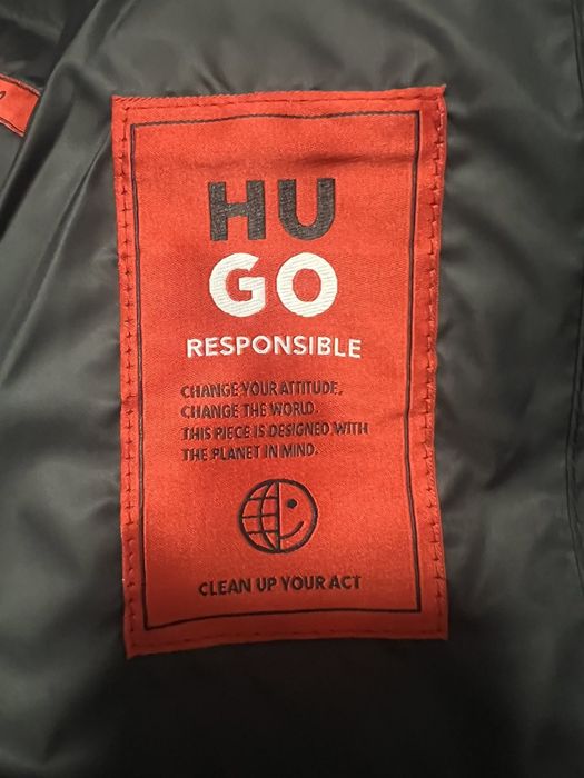 Мъжко зимно яке Hugo пух XXXL