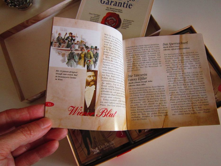 cadou rar Reperele Operetei Vieneze 3 casete audio noi, Germany 1998