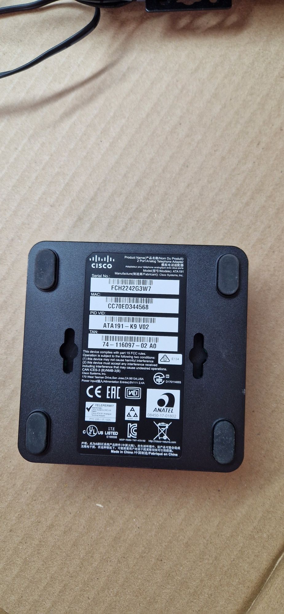 Cisco ATA 191 — VoIP-шлюз
Надёжное решени