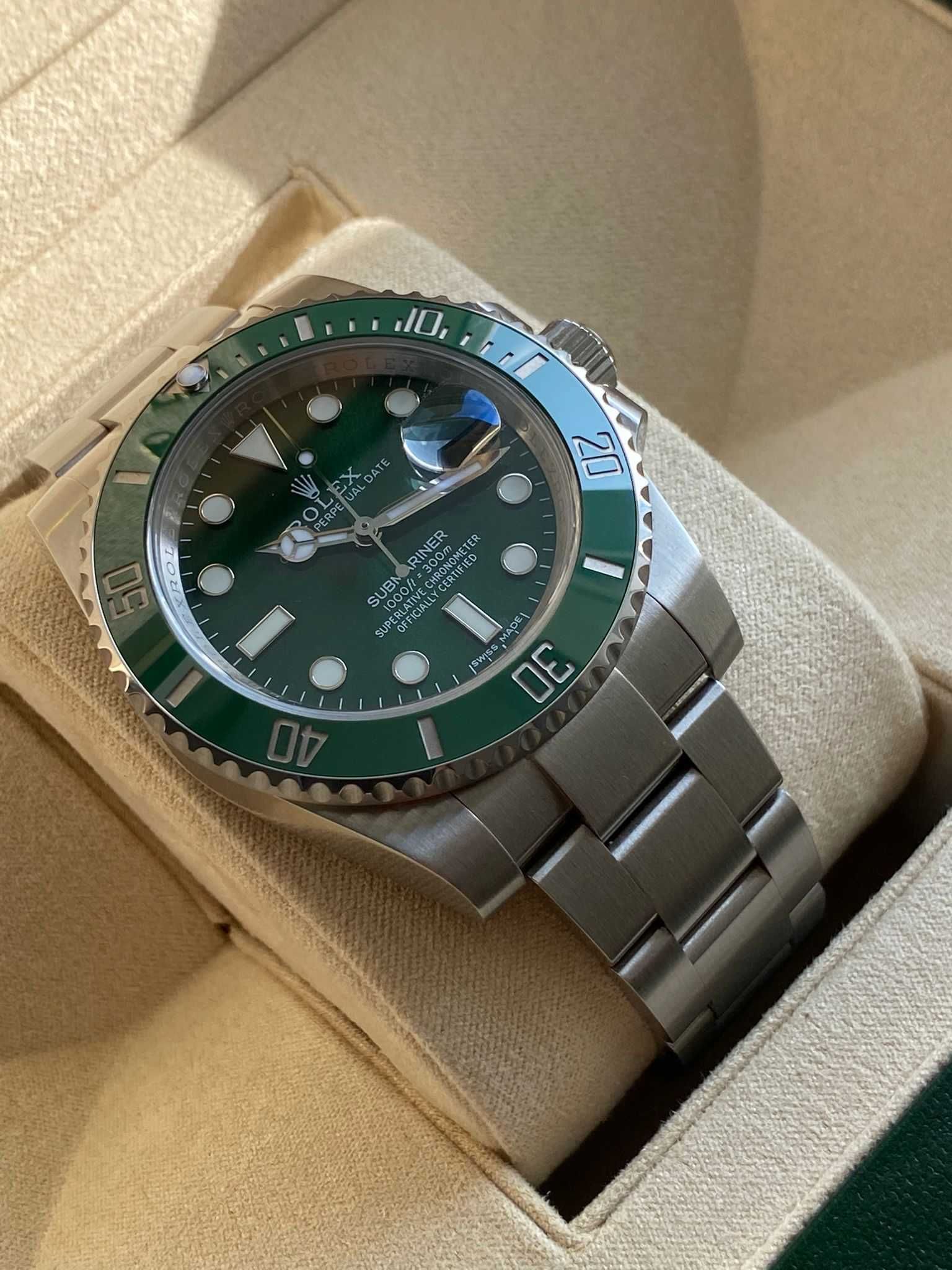 Rolex Submariner  Hulk 2019