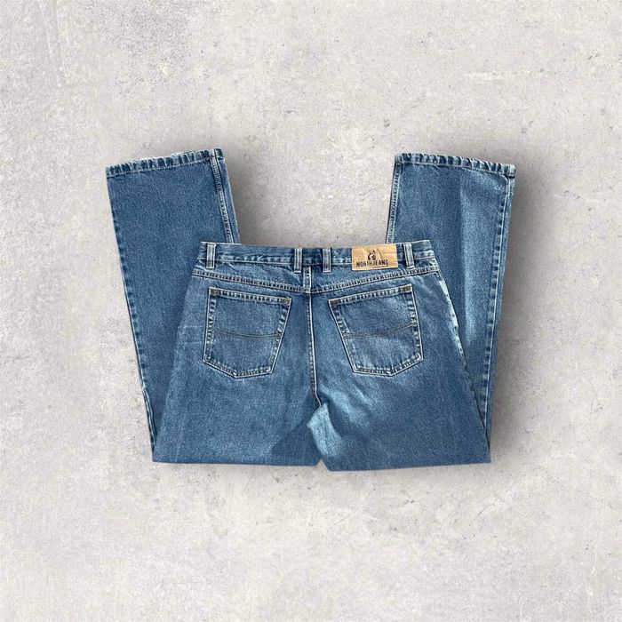 blugi drepți, bărbați mărimea L albaștri