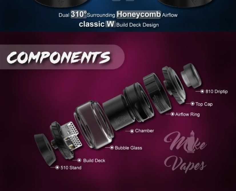 Vand Atomizor THC x Mike Vapes Blaze Pro Max RTA