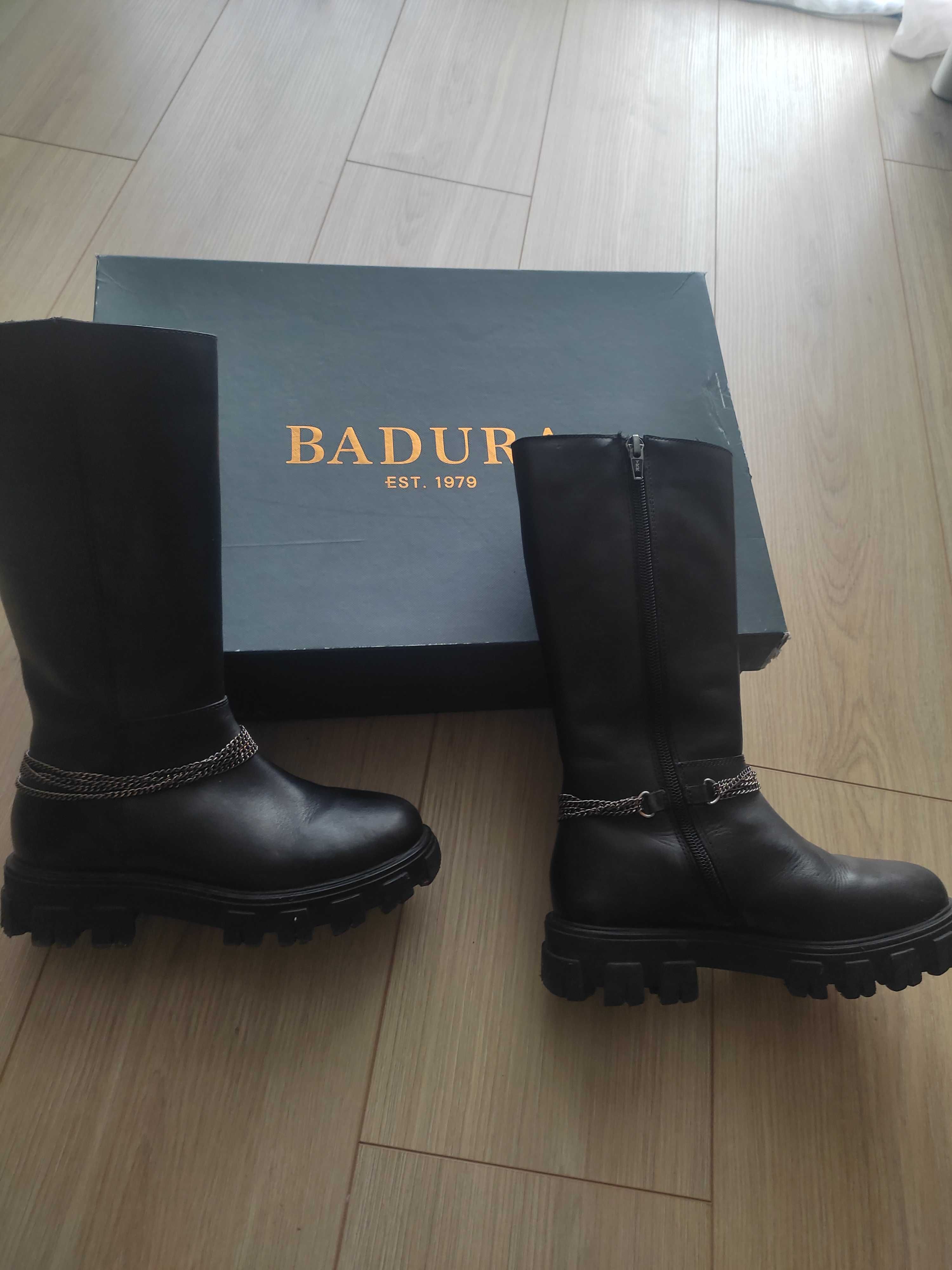 Ботуши естествена кожа Badura момиче р-р 32