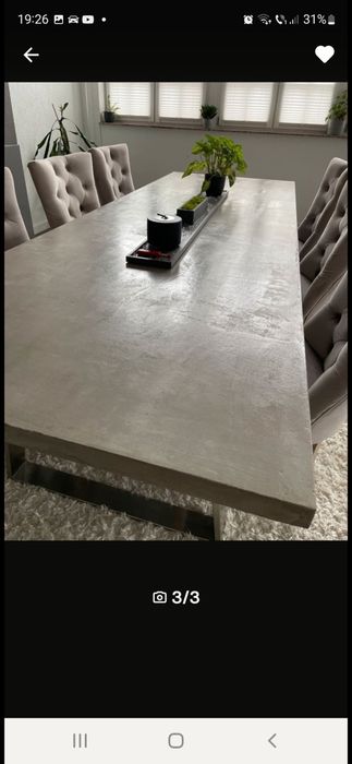 Masa cu 6 scaune  foarte stabila