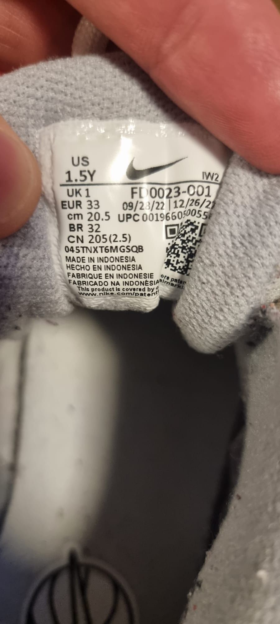Nike UPTEMPO copii ,nr 33-20.5 cm ,originali