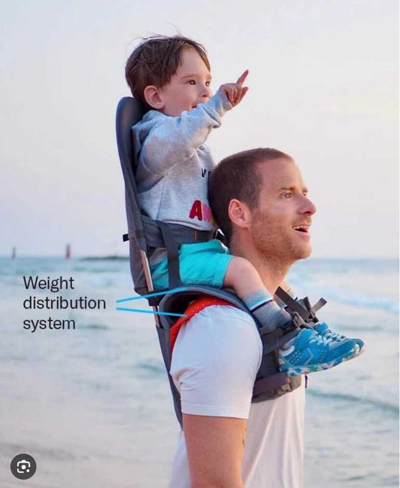 Sistem de Purtare bebe - Minimeis G4 Portocaliu/Gri - Ca Nou