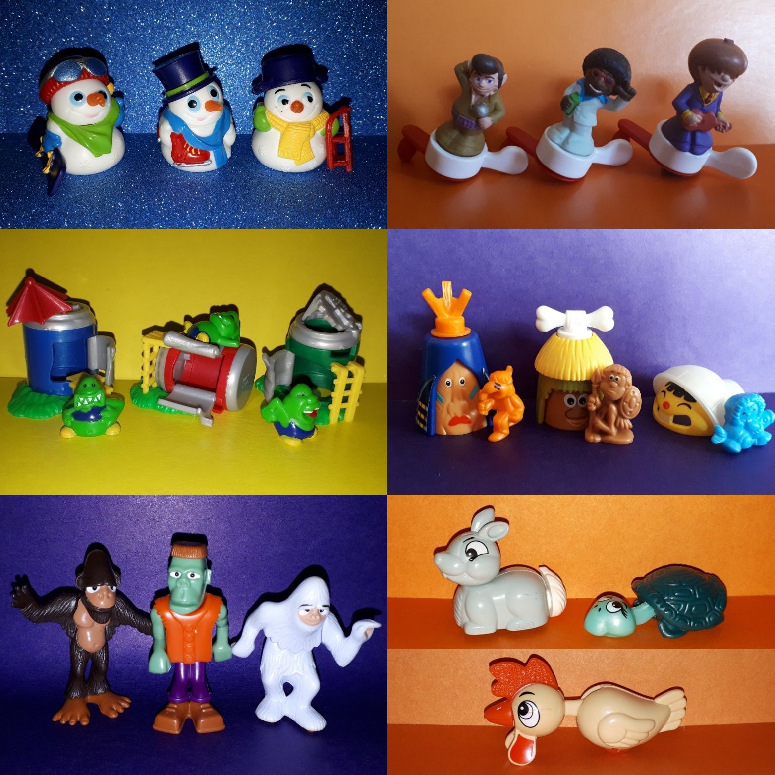 Игрушки из Сюрприза (Серии из 3-х игрушек)
