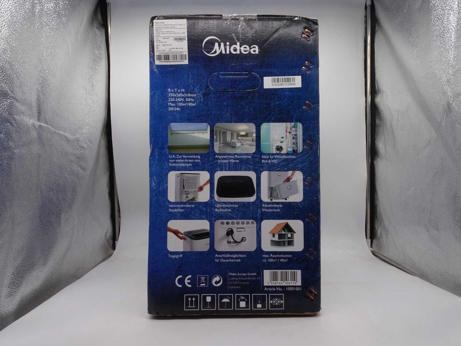 Dezumidificator Midea DF-20DEN7-WF, 20L/24h, Suprafață 100 m³