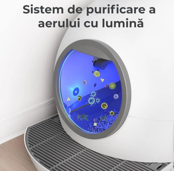 Litiera Smart cu Sistem de Curatare Automata pentru Pisici