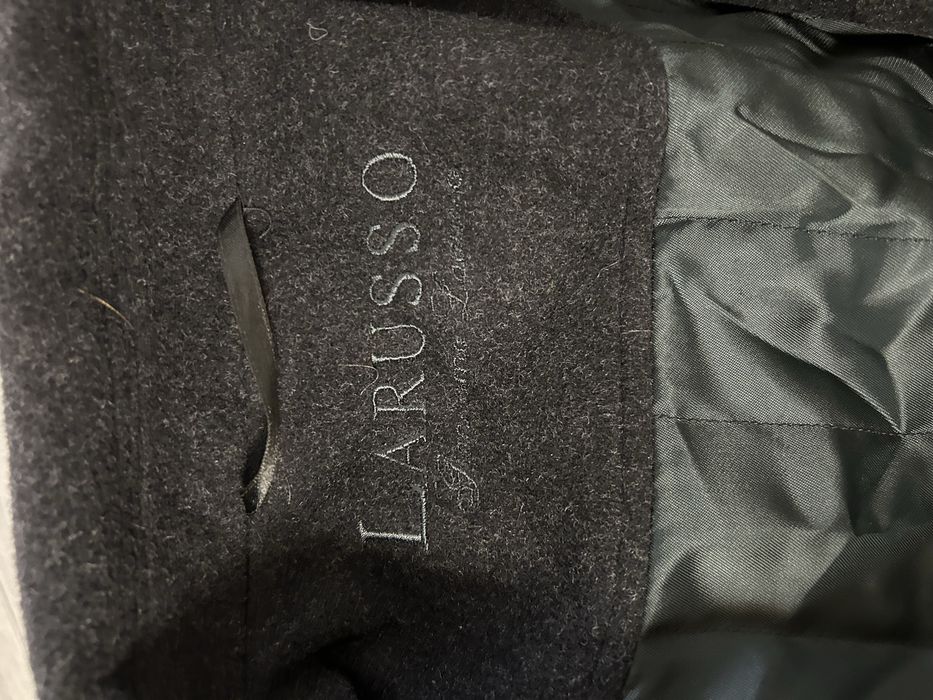 Palton Larusso lana si casmir marime mare unisex lung