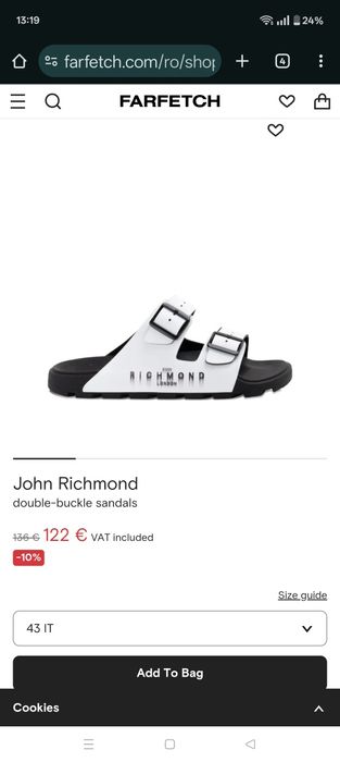 Papuci de bărbați John Richmond