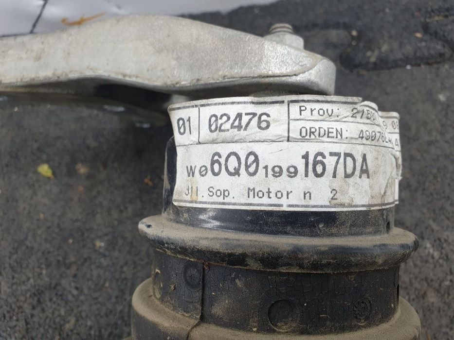 Suport tampon motor SEAT IBIZA IV 6L1 2002 - 2009 12V BXV 6Q0199555AC  ; 6Q0199167DA