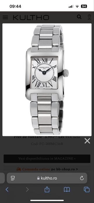 Ceas Frederique Constant dama