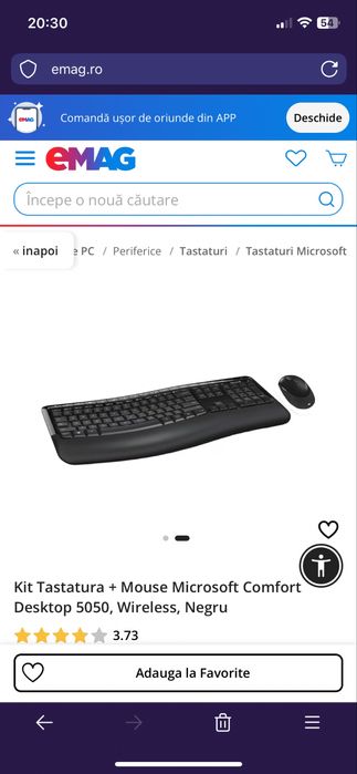 Tastatura + mouse Microsoft noi