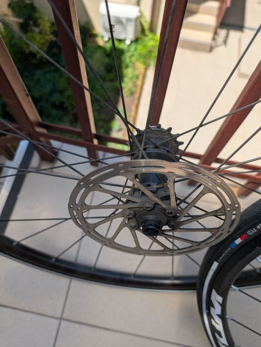 set roti bicicleta road fixie single speed 700 Mavic Aksium Disc 28