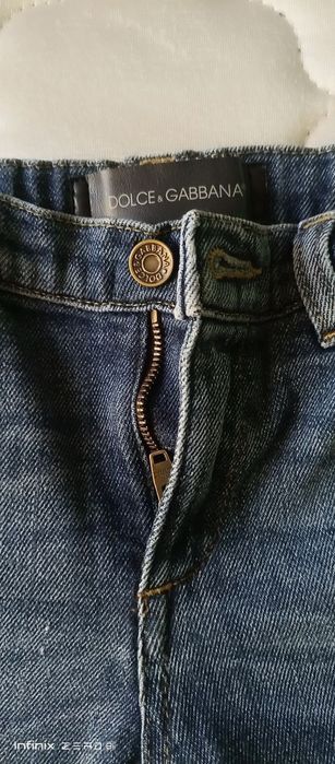 Модные джинсы на мальчика возраст 1-2 года. Dolce Gabbana (original)
