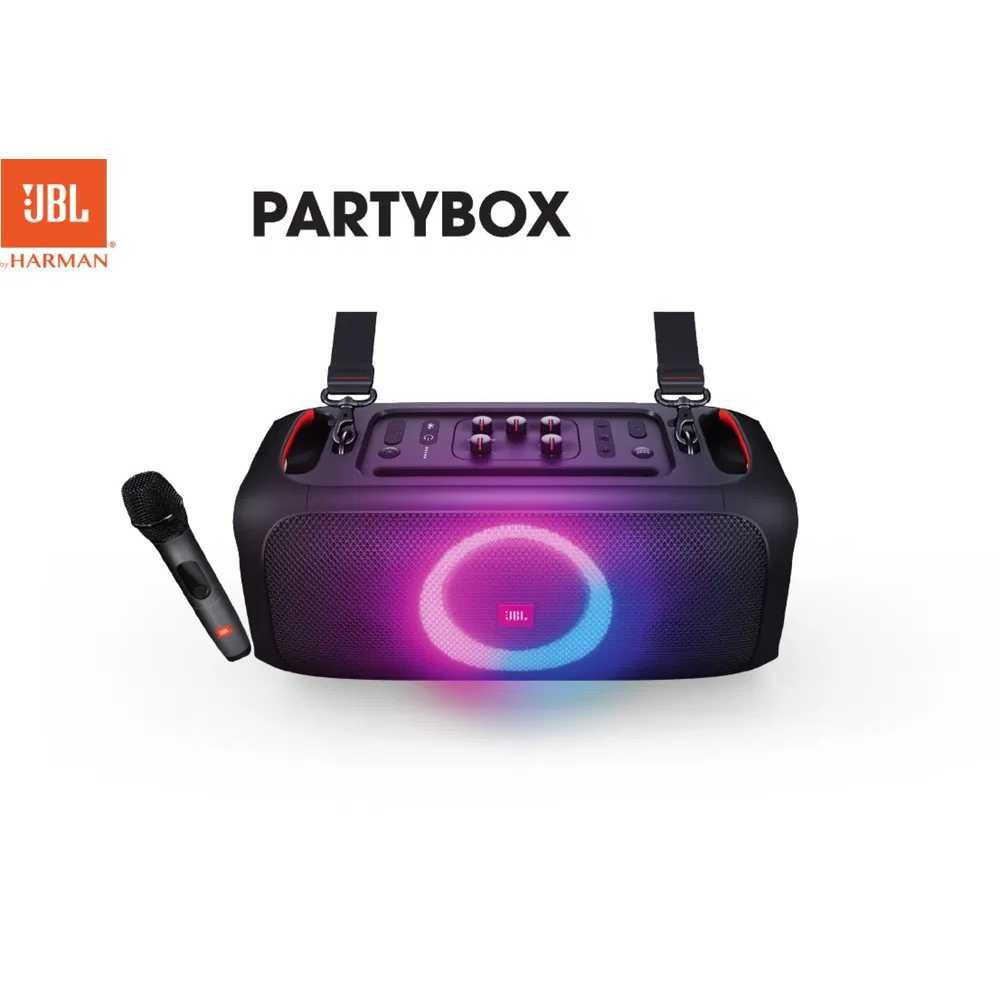 JBL PartyBox On-The-Go — колонка с 2 микрофонами. Есть доставка