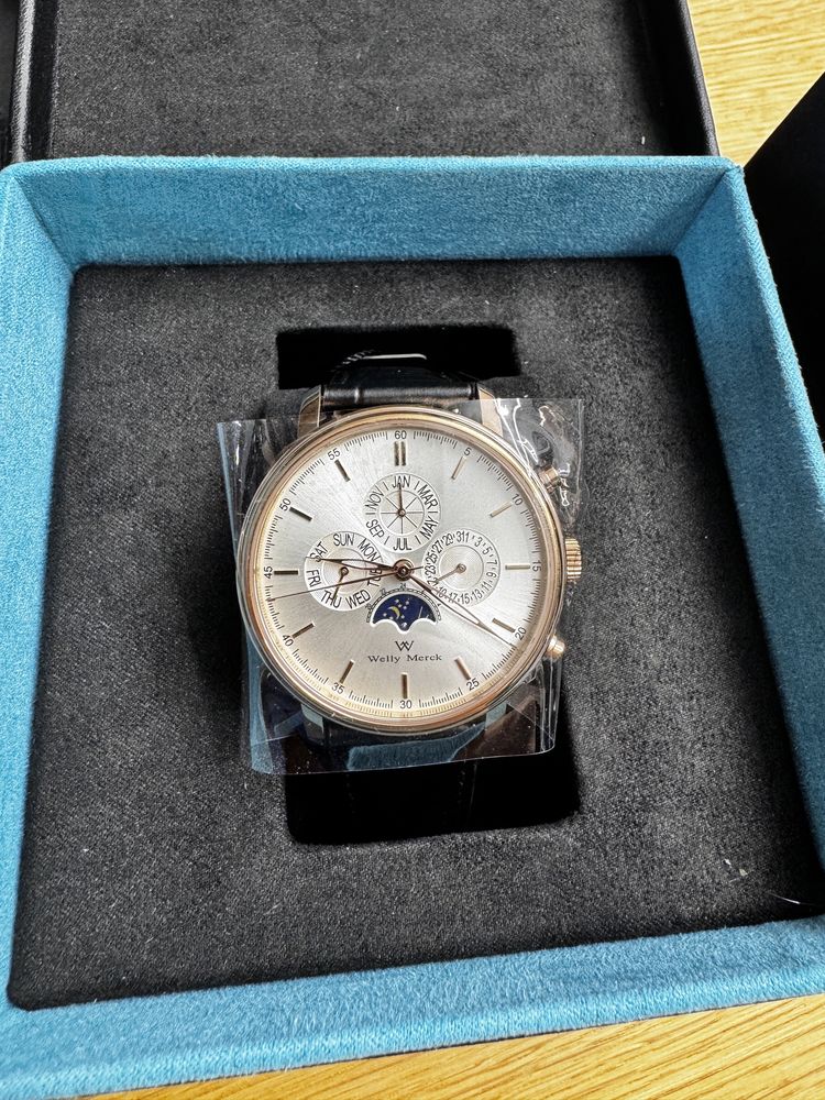 Ceas Automatic Chronograph Seagull ST16 Safir Cristal, otel inoxidabil