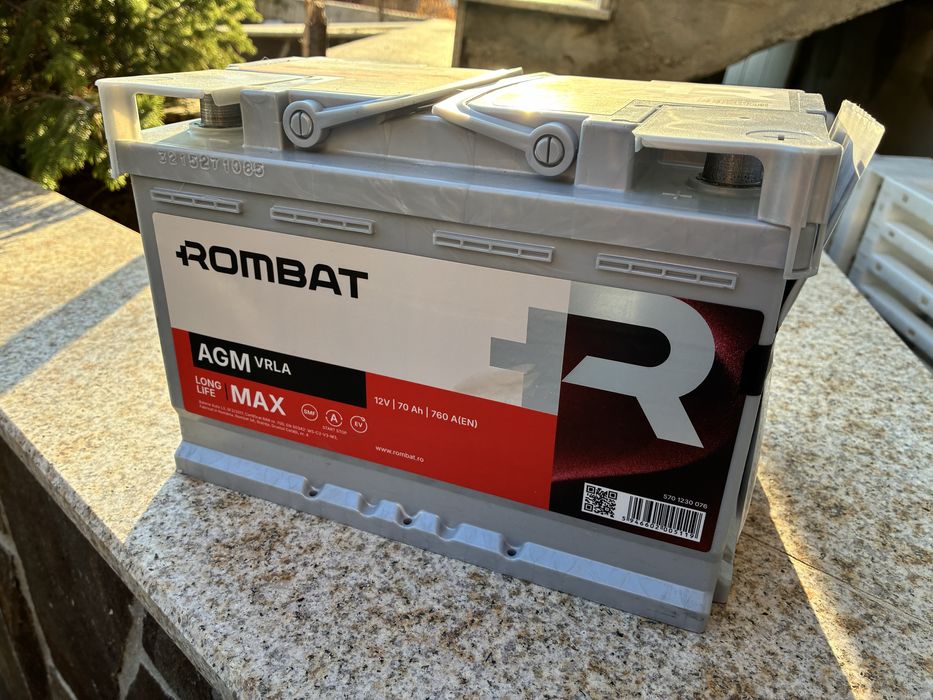 Acumulatori auto - ROMBAT / AGM - 12V/70Ah - NOU