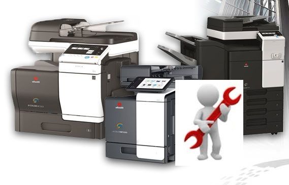 Service imprimante si copiatoare Konica Minolta, Xerox, HP, Canon