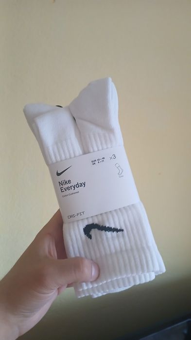 3 броя дълги спортни чорапи Найк Nike  Everyday 43- 46 номер