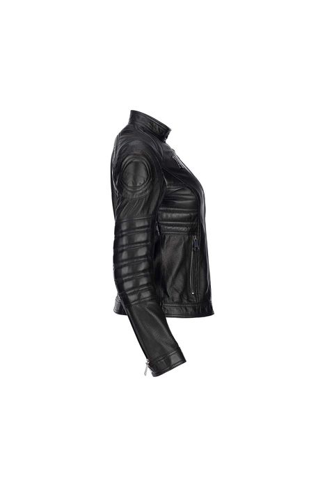 ROCKEDS Черна рокерия. Кожено яке висок клас естествена кожа