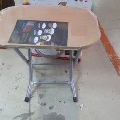 Masa plianta, 50x60x55, pal si metal. Bucatarie/camping/gradina. Noua!