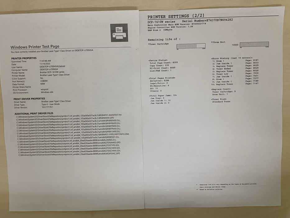 Multifunctionala wireless Brother DCP 1610WE