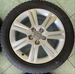 Jante aliaj R17 AUDI A4 A6 anvelope M+S 225/50/17 Dunlop