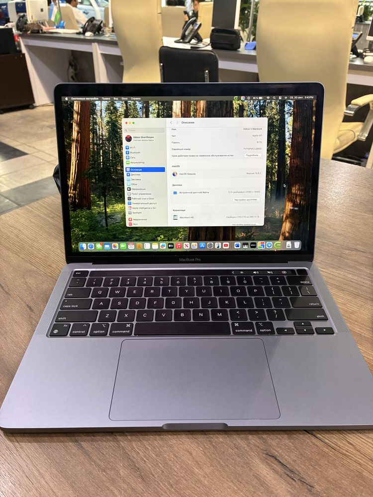 MacBook Pro M1 8/256  99 емкост
