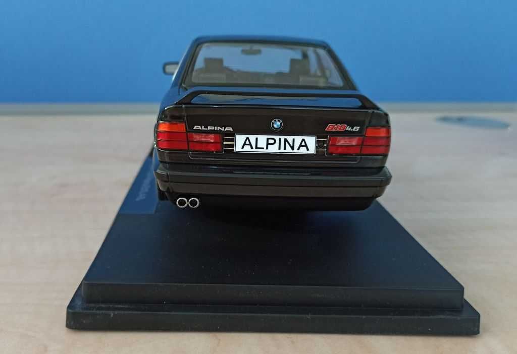 Macheta BMW Alpina B10 4.5 E34 1994 negru - MCG 1/18