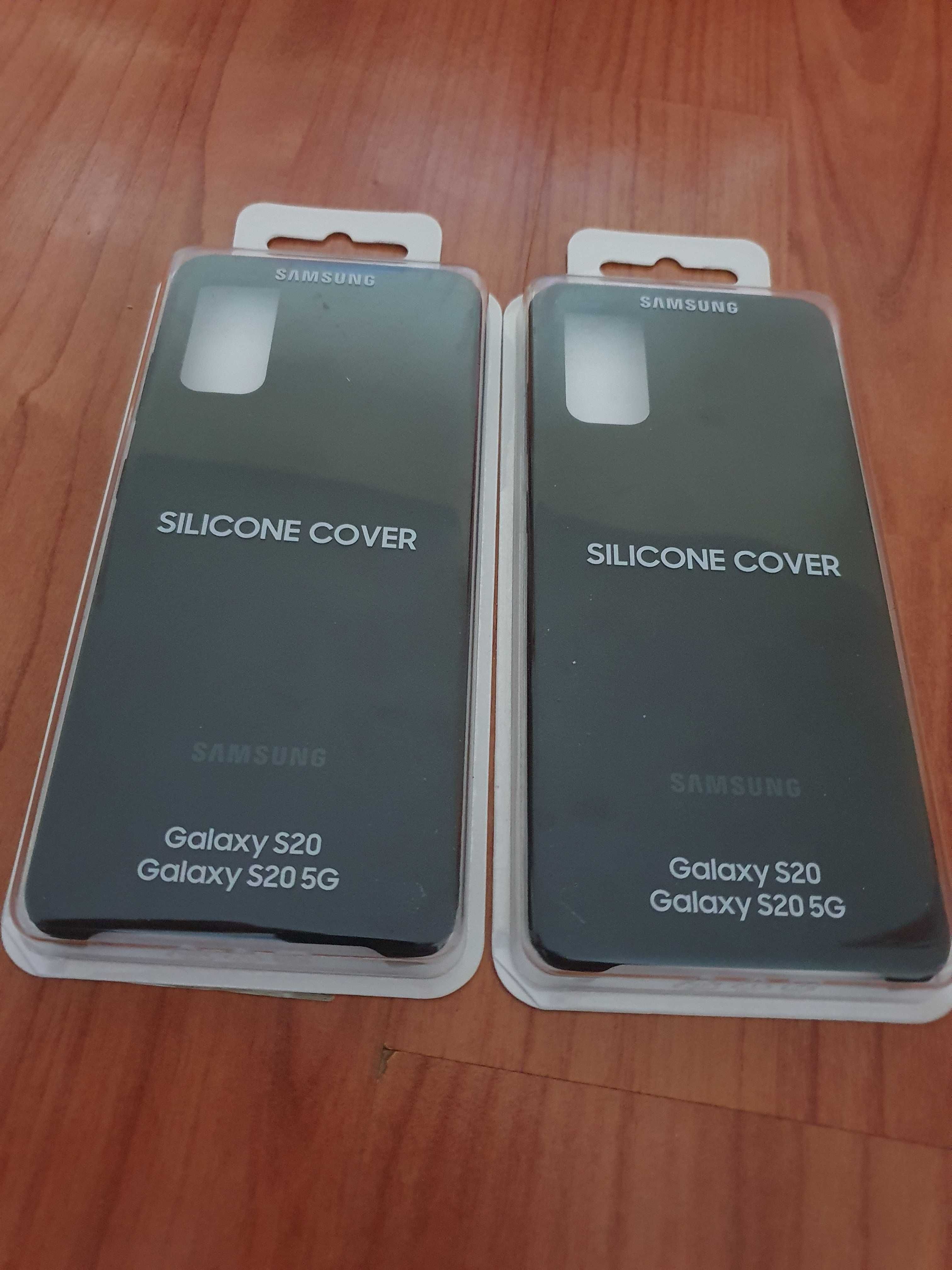 Husa originala SAMSUNG Galaxy S20 silicon, neagra