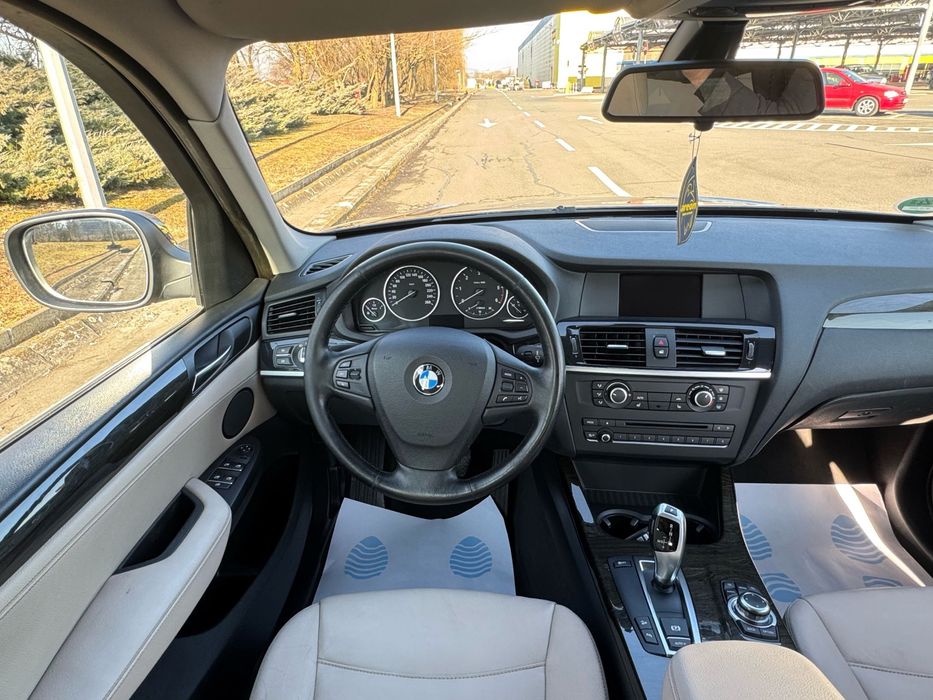 BMW X3 ~2012 ~2.0 d-184 cp~ X-drive ~4x4 AUTOMAT~Piele Crem~Navi~Rata