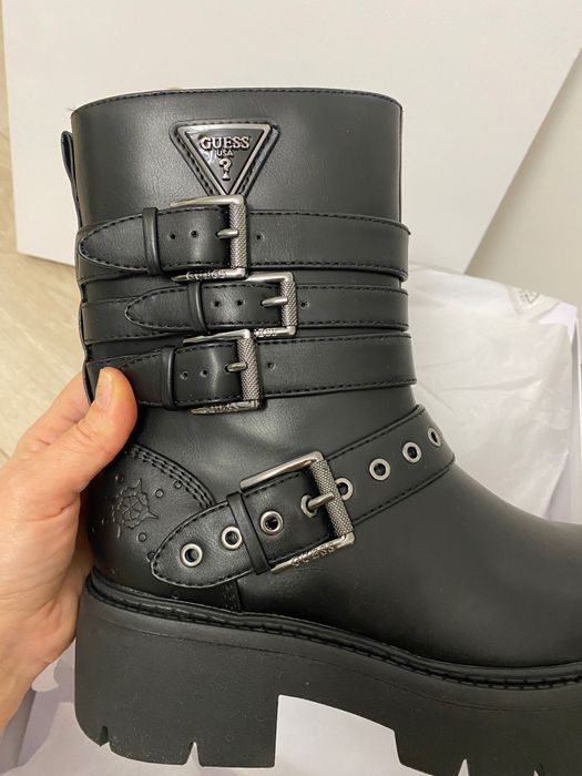 Черни боти GUESS Salvo 36 номер НОВИ