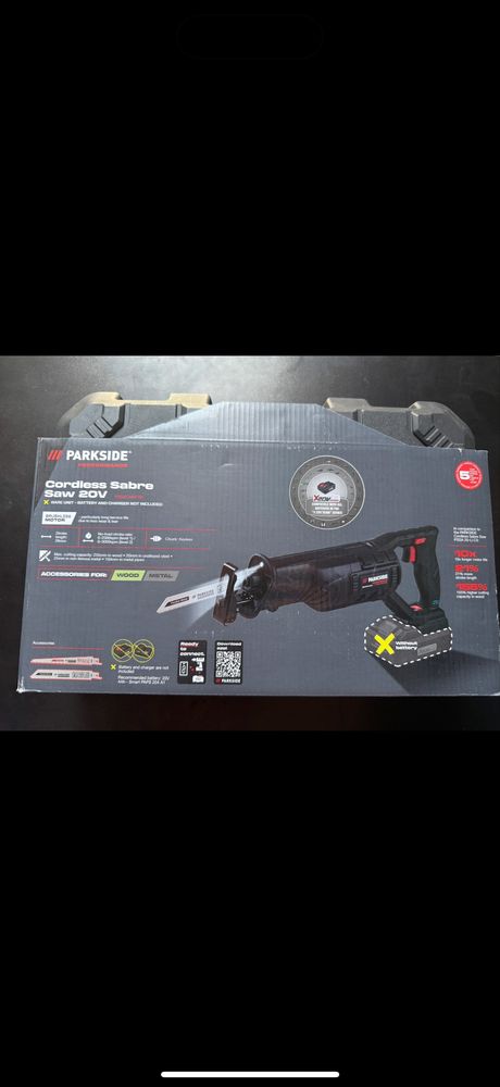 Fierastrau sabie pe acumulator 20v Parkside Performance