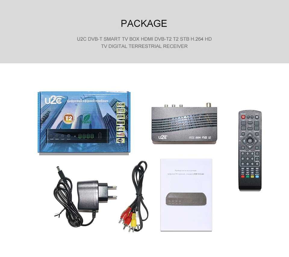 Pentru Televizor, Receiver Digital Full HD DVB-C/DVB-T2 la 12/24V/220V