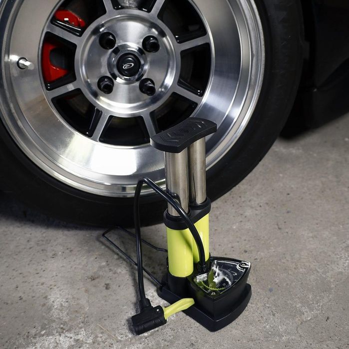 двубутална крачна помпа с аналогов манометър, макс. 10 bar / 140 ...