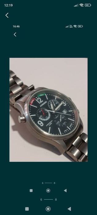 Ceas Bărbătesc Chronograph Junkers Flight Record G38 Titan-Alarm