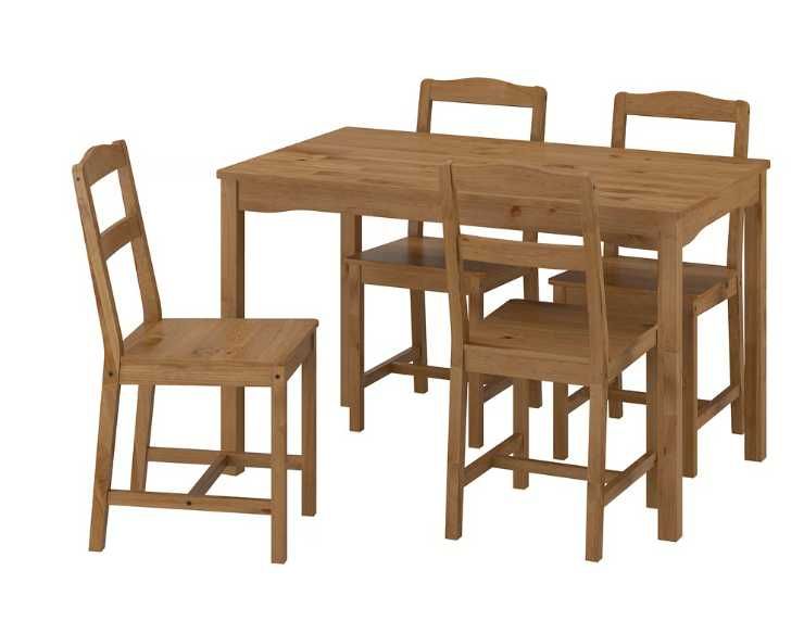 Masa + 4 scaune Ikea Hagernas