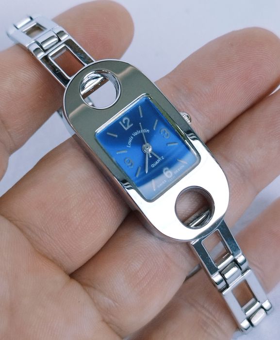 Ceas de damă Louis Valentin cu quartz, carcasă și curea din oțel inox