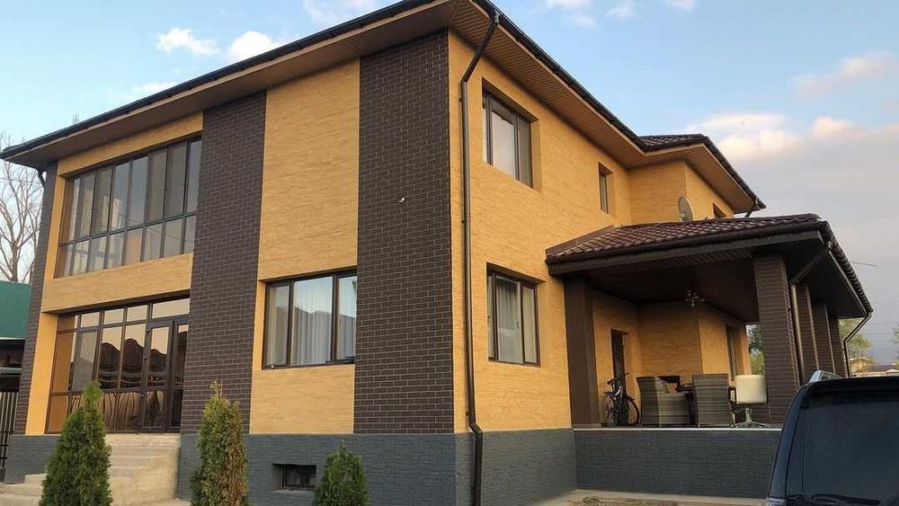 Термопанели Фасадные в Алмате Травертин Дизайн Мрамор обрамление окон