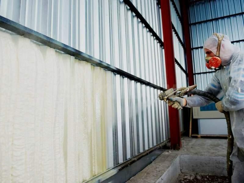 ППУ пена утепления и Огнезащита