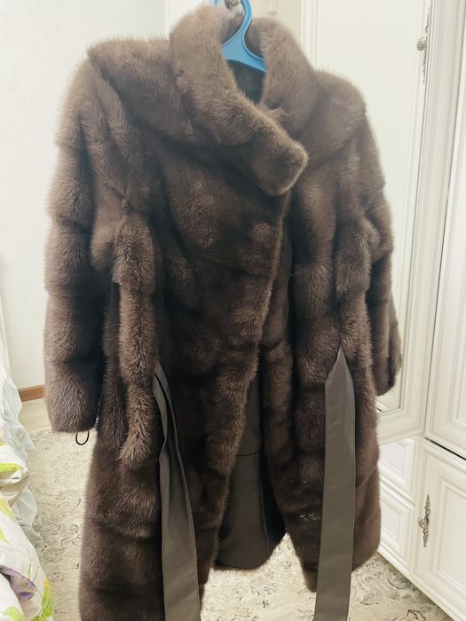 Норковая шуба б/у в хорошем состоянии