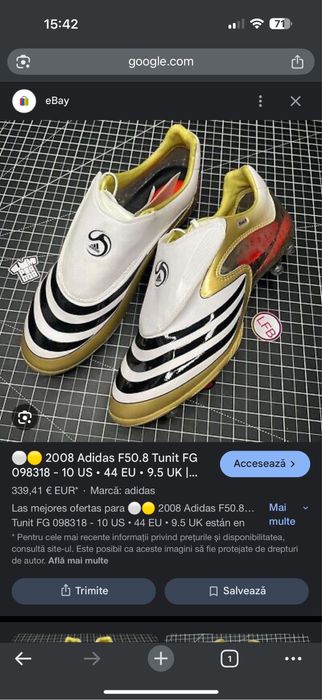 Ghete ADIDASI F50.8 Tunit 2008