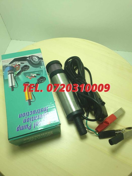 Pompa Transfer Lichid Submersibila Electrica 12v rot 8500min