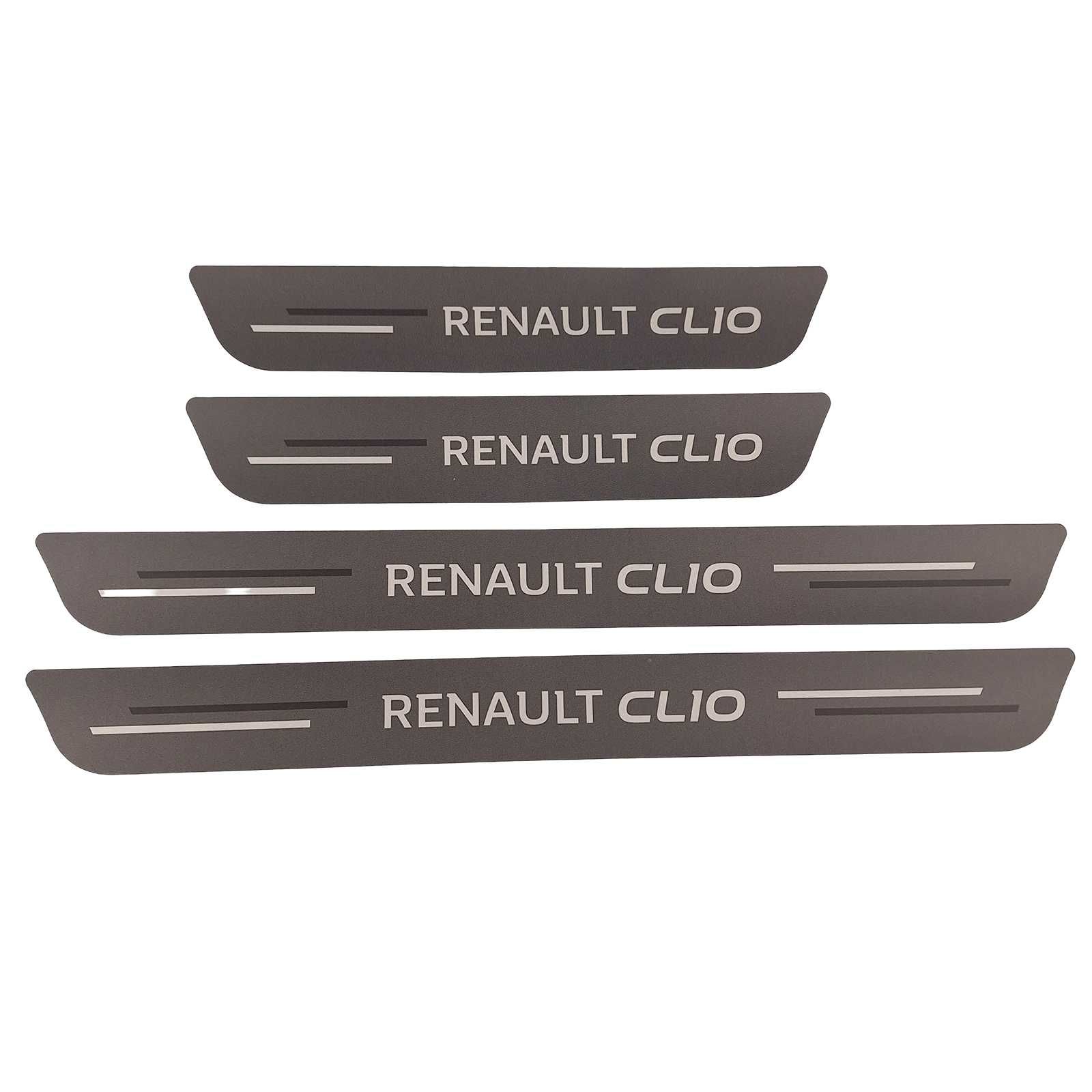 Set 4 stickere protectie praguri Renault Clio