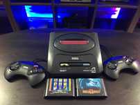 Sega Mega Drive + 2 jocuri