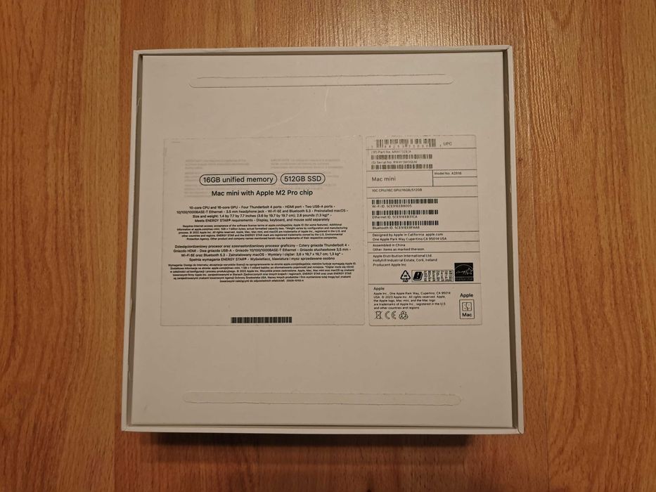 Mac Mini M2Pro 16GB 512GB + /- Vaydeer Docking Station